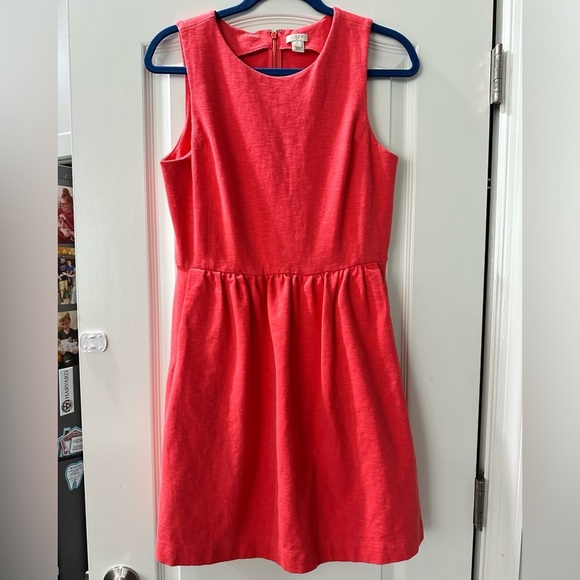J. Crew Dresses & Skirts - J. Crew Vibrant Coral Dress - Size Medium